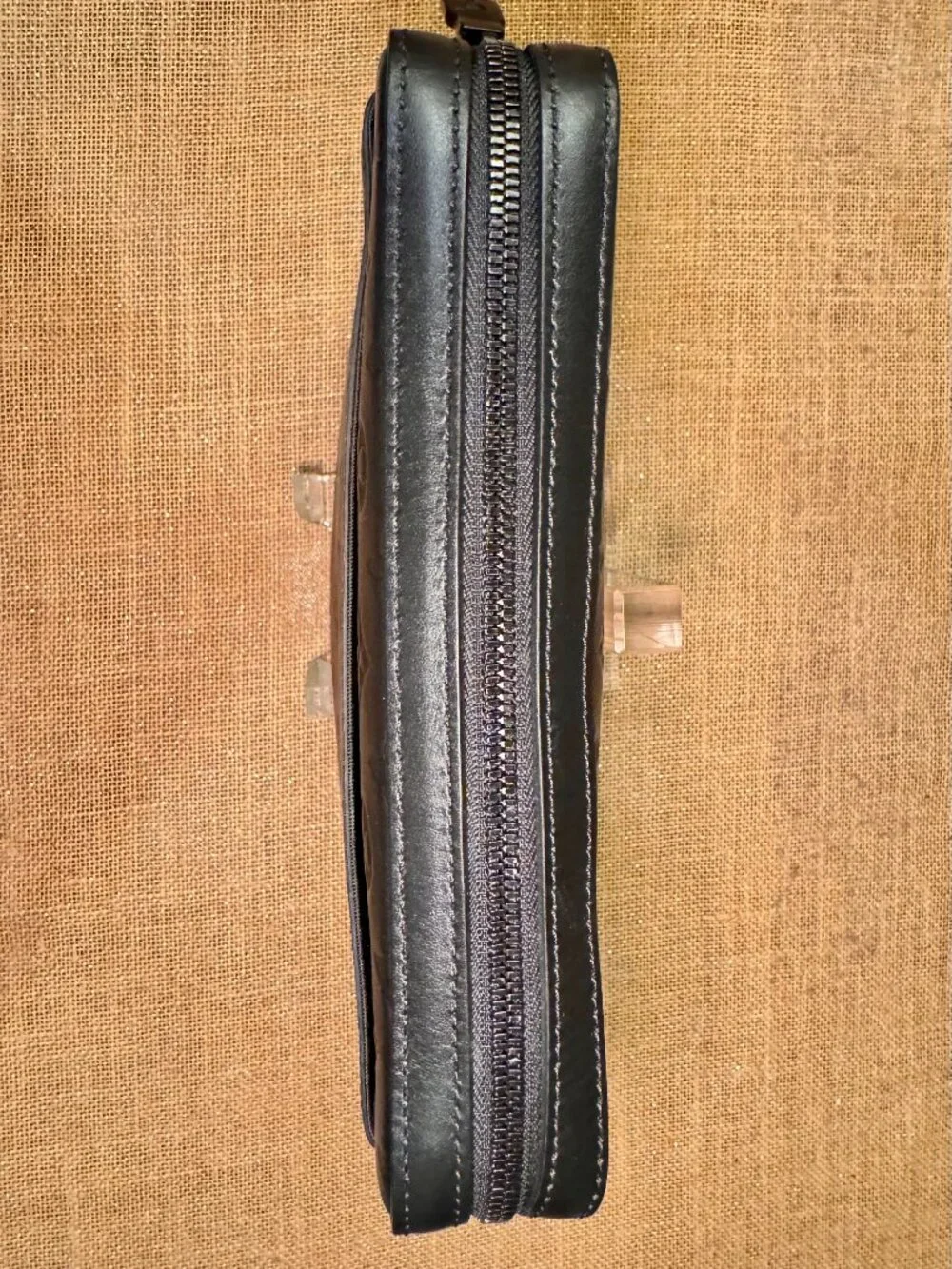 Louis Vuitton Trio Messenger Bag — Black Monogram Shadow Leather | 3-Piece Set